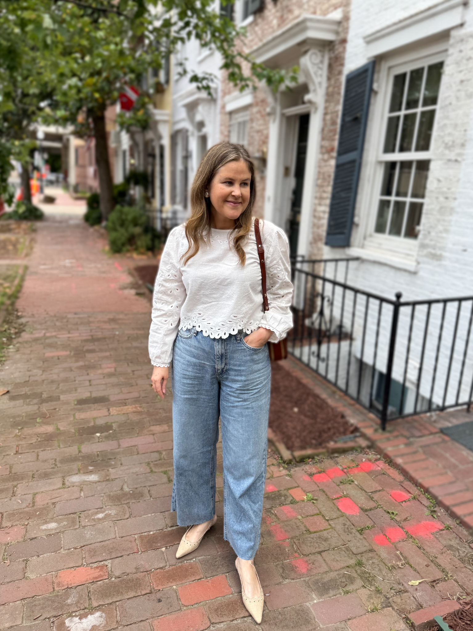 how to dress light blue jeans What Wear With - Natalie Size:17 32/33 Black A line long model-ruby
